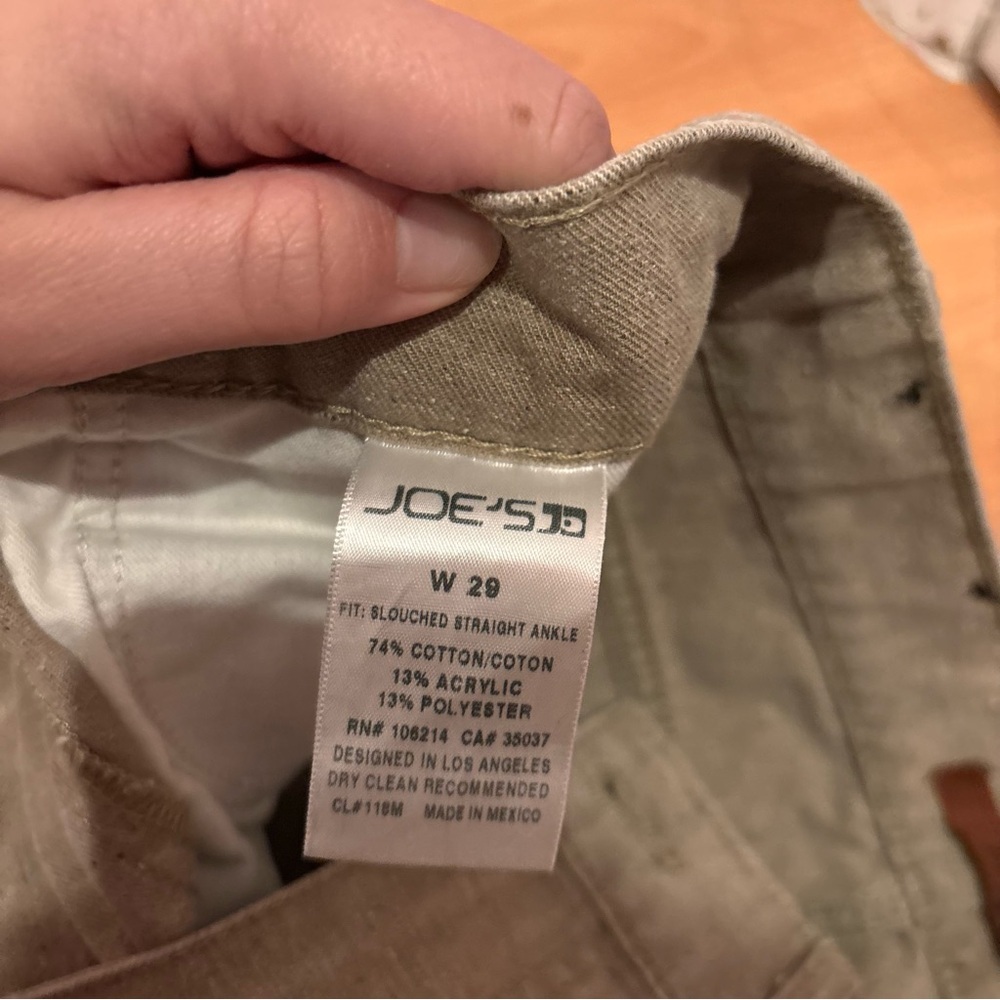 Joe's Jeans Khaki Jeans - Picture 5 of 7